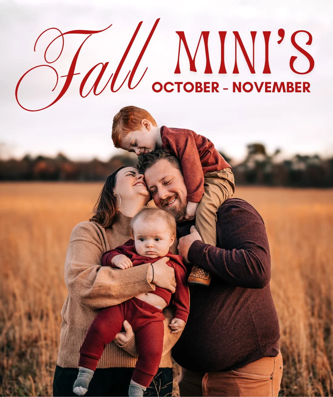 Fall mini sessions October and November Oklahoma City and Edmond