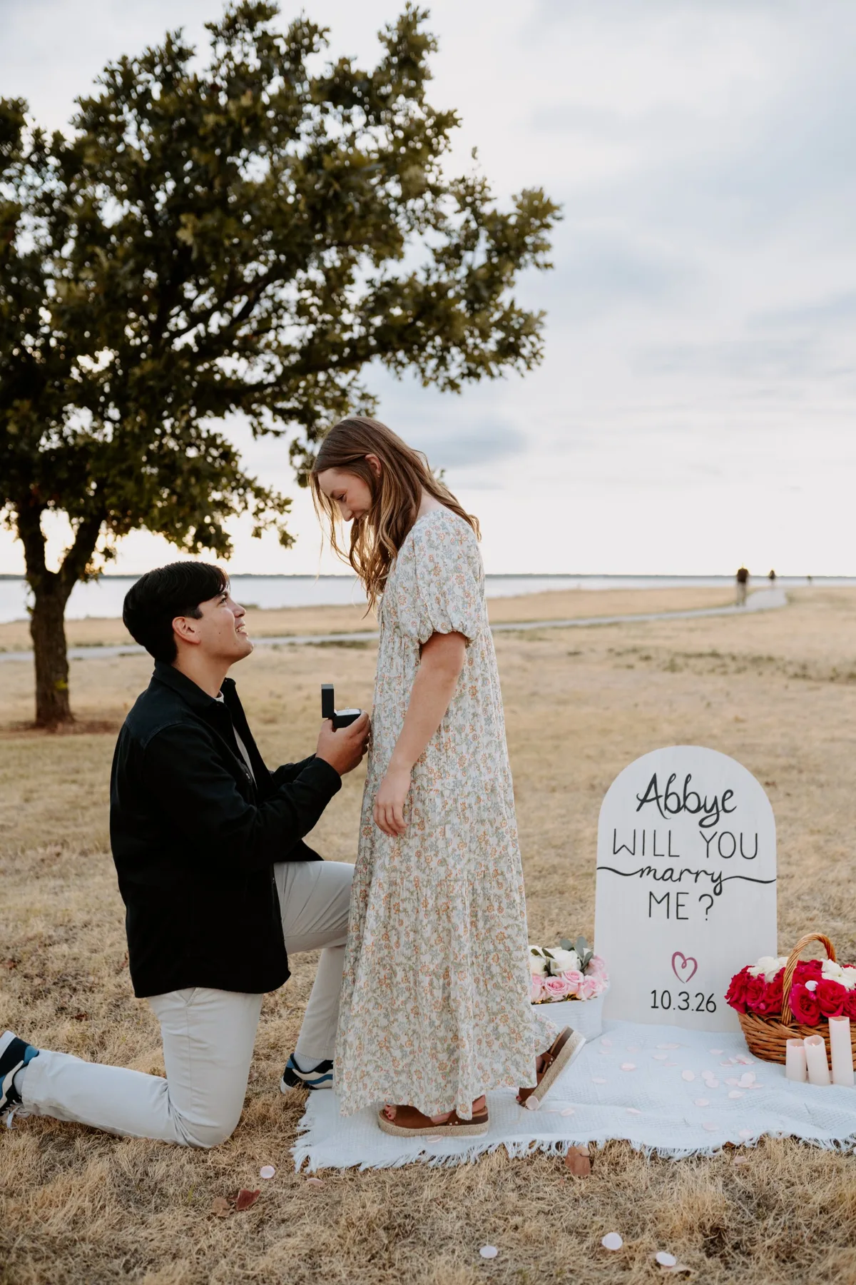 Steven and Abbye proposal session Oklahoma
